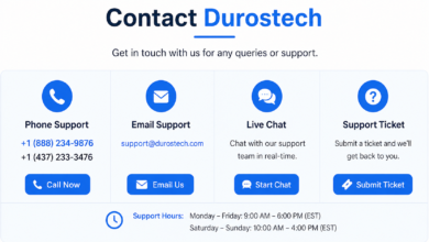 contact info durostech